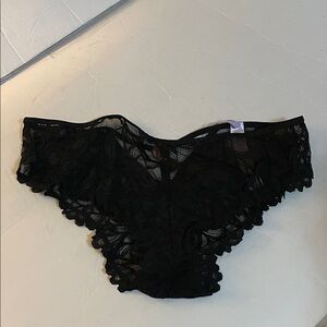 Savage X Fenty Black Lace Panties